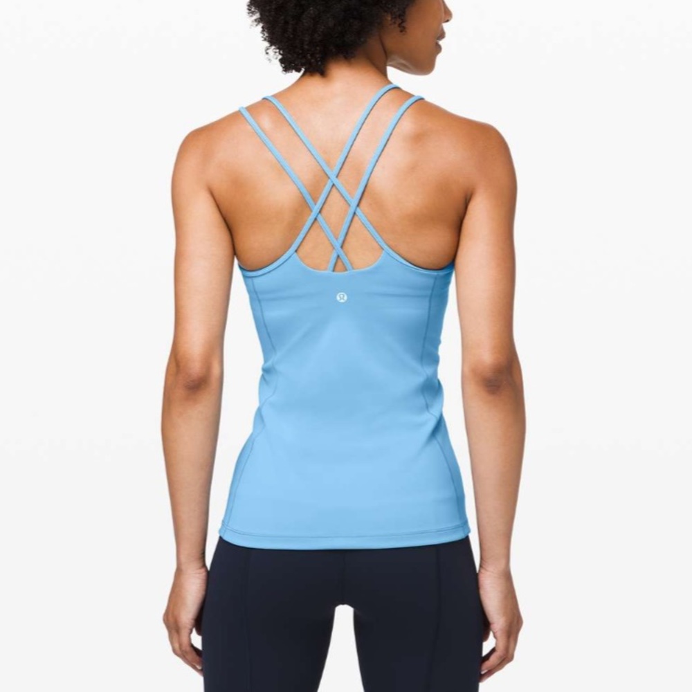 Lululemon Free To Be Tank *Everlux
Aqua Smoke